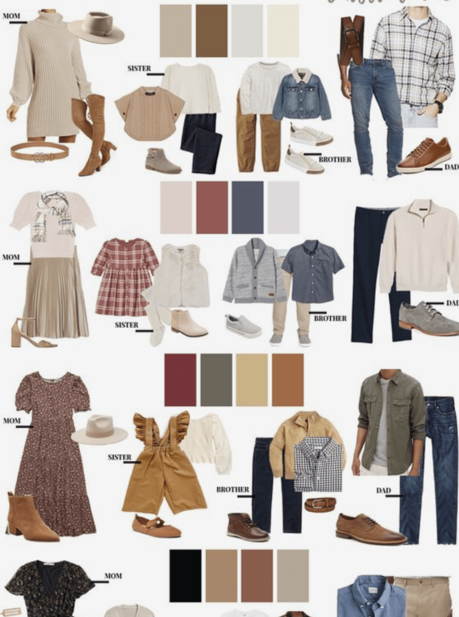 Familienfotoshooting Inspo Guide was zum fotoshooting anziehen