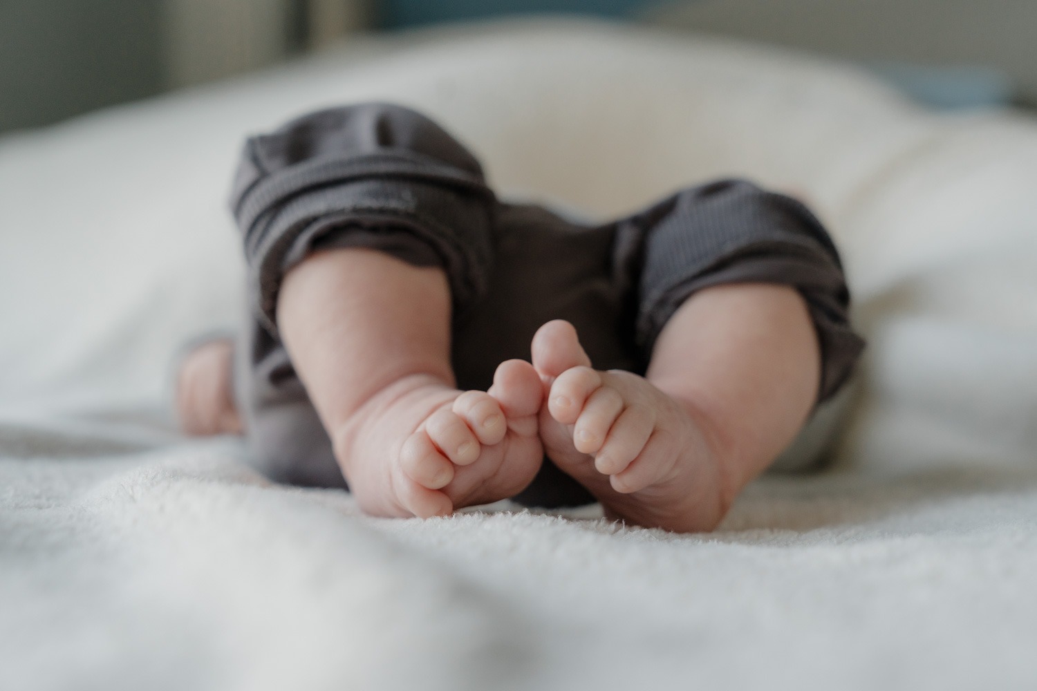 Detailaufnahme von Babyfüssen